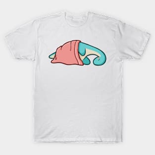 Tired cute long neck dino, dinosaur T-Shirt